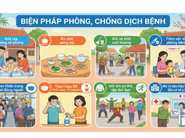 Phòng, chống dịch bệnh trong dịp tết Nguyên đán và mùa lễ hội 2026
