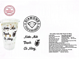 Bản tự công bố sản phẩm Nước mát thạch củ năng