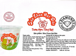 Bản tự công bố sản phẩm Sữa chua hạt đác