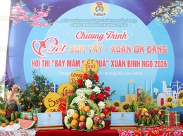 Công đoàn xã Thượng Phúc tổ chức Chương trình “Tết sum vây – Xuân ơn Đảng” và Hội thi “Bày mâm ngũ quả” xuân Bính Ngọ 2026
