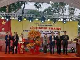 Lễ khánh thành công trình tu bổ, tôn tạo di tích đình Hà Hương xã Thư Lâm Thành phố Hà Nội.