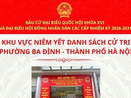 THÔNG BÁO CÁC KHU VỰC BỎ PHIẾU VÀ NIÊM YẾT DANH SÁCH CỬ TRI