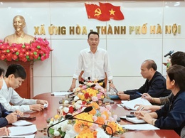 UBND XÃ ỨNG HÒA TỔ CHỨC HỘI NGHỊ BÁO CÁO CÔNG TÁC TỔNG ĐIỀU TRA KINH TẾ NĂM 2026