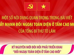 Một số nội dung quan trọng trong bài viết về đối ngoại của Tổng Bí thư Tô Lâm