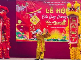 TƯNG BỪNG LỄ HỘI TẠI DI TÍCH ĐỀN HƯƠNG GIA