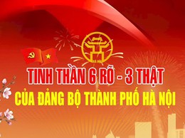 TINH THẦN “6 RÕ - 3 THẬT” CỦA ĐẢNG BỘ THÀNH PHỐ HÀ NỘI