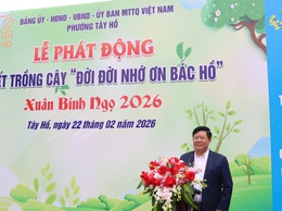 Phường Tây Hồ tổ chức Lễ phát động Tết trồng cây 