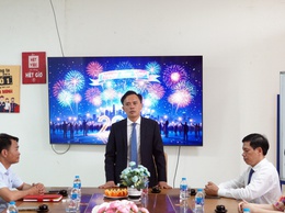 Đồng chí Bí thư Đảng ủy phường Chương Mỹ - Phí Minh Hải đến thăm, động viên sản xuất, kinh doanh tại Công ty Cổ phần Tập đoàn Đại Đoàn Gia