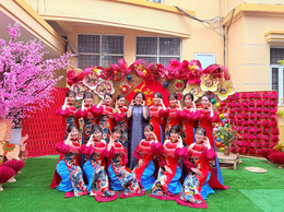 Chi đoàn trường Mầm non Hoàng Liệt sôi nổi các phần việc chào mừng Đại hội Hội liên hiệp thanh niên Việt Nam phường Hoàng Liệt