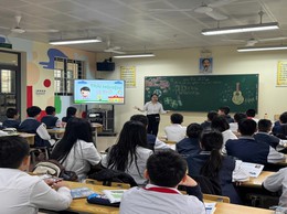 Nhóm ngữ văn 6 tổ chức thành công chuyên đề dạy học 
đánh thức tiếng nói học sinh bằng trải nghiệm sáng tạo 
và trí tuệ nhân tạo AI
