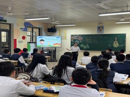 Người “Nhóm lên những ngọn lửa hồng” dưới mái trường THCS Linh Đàm