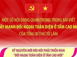 Một số nội dung quan trọng trong bài viết về đối ngoại của Tổng Bí thư Tô Lâm