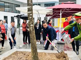 Phường Hoàng Mai trồng cây xanh vì một đô thị bền vững và đáng sống