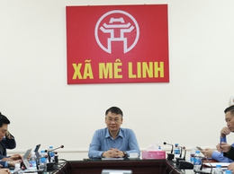 Đảng ủy xã Mê Linh tổ chức tiếp sóng Hội nghị nghiên cứu, học tập, quán triệt các Nghị quyết của Bộ Chính trị