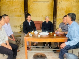 Xã Quảng Oai kiểm tra công tác tổ chức Lễ hội và chuẩn bị bầu cử trên địa bàn