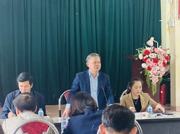 THƯỜNG TRỰC ĐẢNG ỦY XÃ NỘI BÀI GẶP MẶT ĐẦU XUÂN VÀ TRIỂN KHAI NHIỆM VỤ TRỌNG TÂM NĂM 2026 VỚI CÁC THÔN TRÊN ĐỊA BÀN