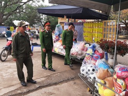 Công an xã Liên Minh đảm bảo an ninh trật tự lễ hội năm 2026