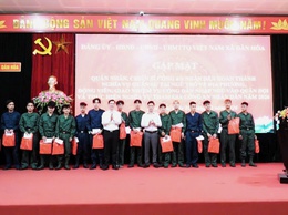 XÃ DÂN HÒA TỔ CHỨC GẶP MẶT QUÂN NHÂN XUẤT NGŨ, ĐỘNG VIÊN CÔNG DÂN NHẬP NGŨ NĂM 2026: Vinh dự – Tự hào – Trách nhiệm