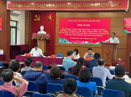 Phường Khương Đình tổ chức lấy ý kiến nhân dân về phương án bồi thường, hỗ trợ, tái định cư dự án đường vành đai 2,5