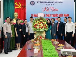 TRẠM Y TẾ XÃ HÒA XÁ TỔ CHỨC LỄ KỶ NIỆM 71 NĂM NGÀY THẦY THUỐC VIỆT NAM (27/02/1955 – 27/02/2026)
