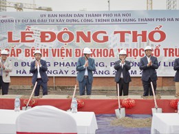 Lễ động thổ dự án nâng cấp Bệnh viện đa khoa Y học cổ truyền Hà Nội