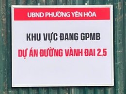 Phường Yên Hòa đẩy nhanh tiến độ giải phóng mặt bằng Dự án đường Vành đai 2.5