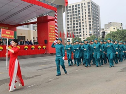 Phường Xuân Đỉnh tham gia Lễ ra quân huấn luyện Thủ đô năm 2026