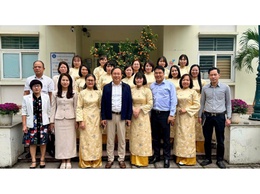 LÃNH ĐẠO PHƯỜNG LĨNH NAM THĂM VÀ TẶNG HOA CHÚC MỪNG TRẠM Y TẾ KỶ NIỆM 71 NĂM NGÀY THẦY THUỐC VIỆT NAM ( 27/2/1955- 27/02/2026)