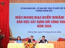 Phường Hoàng Mai: Phát huy dân chủ, xây dựng đời sống văn hóa từ cơ sở