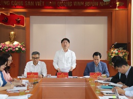 Thường trực Đảng ủy xã Thuận An làm việc với Ban Quản lý Dự án Đầu tư và Hạ tầng