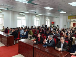 PHƯỜNG HỒNG HÀ TIẾP SÓNG HỘI NGHỊ TRỰC TUYẾN TẬP HUẤN CÔNG TÁC BẦU CỬ ĐẠI BIỂU QUỐC HỘI KHÓA XVI VÀ ĐẠI BIỂU HĐND CÁC CẤP NHIỆM KỲ 2026–2031