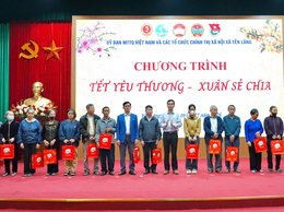 Yên Lãng tổ chức Tết yêu thương – Xuân sẻ chia Bính Ngọ 2026