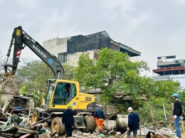 Phường Hoàng Mai cưỡng chế thu hồi đất thực hiện Dự án nối từ Khu đô thị Đồng Tàu đến đường Giải Phóng