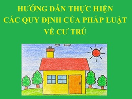 Hướng dẫn thực hiện các quy định của pháp luật về cư trú