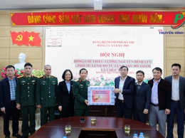 Thiếu tướng Nguyễn Đình Lưu – Phó Tư lệnh Bộ Tư Lệnh Thủ đô thăm, chúc Tết và động viên cán bộ, Nhân dân xã Kiều Phú nhân dịp Tết Nguyên đán Xuân Bính Ngọ 2026