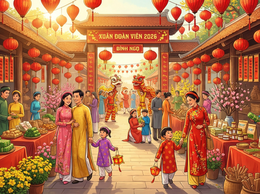 Trưng bày sản phẩm tiêu dùng phục vụ Tết Bính Ngọ - 