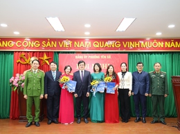 Phường Yên Sở tổ chức hội nghị công bố các Quyết định về công tác cán bộ