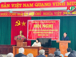 UB MTTQ xã Kiều Phú tổ chức Hội nghị lấy ý kiến nhận xét và tín nhiệm của cử tri nơi cư trú đối với những người ứng cử đại biểu HĐND xã nhiệm kỳ 2026-2031