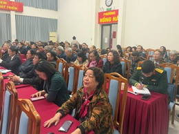 Phường Hồng Hà tham dự hội nghị trực tuyến tập huấn nghiệp vụ công tác bầu cử đại biểu Quốc hội khóa XVI và đại biểu Hội đồng nhân dân các cấp nhiệm kỳ 2026–2031