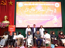 UBND xã Dương Hòa tổ chức Lễ hội Xuân Hồng “Trao giọt máu hồng - Tặng niềm tin sống”