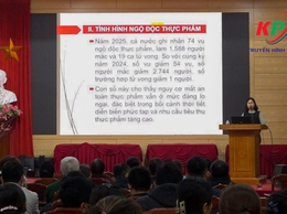 Xã Kiều Phú tổ chức hội nghị tuyên truyền, phổ biến kiến thức an toàn thực phẩm năm 2026