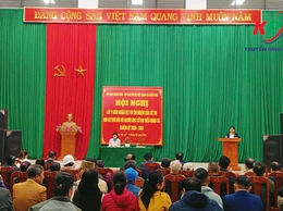 Thôn Phú Mỹ tổ chức Hội nghị lấy ý kiến nhận xét và tín nhiệm của cử tri nơi cư trú đối với những người ứng cử đại biểu HĐND xã nhiệm kỳ 2026-2031