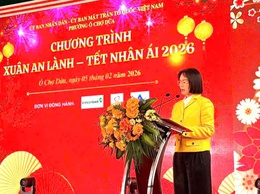 Trao quà tết nguyên đán bính ngọ 2026 “ấm – no – đủ đầy” đến các hộ gia đình khó khăn