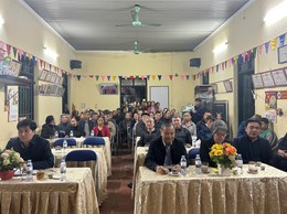 Xã Dương Hoà tổ chức hội nghị lấy ý kiến cử tri nơi cư trú đối với người được giới thiệu ứng cử Đại biểu HĐND các cấp nhiệm kỳ 2026-2031 