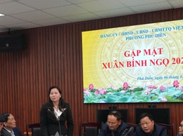 Phường Phú Diễn gặp mặt các đồng chí cán bộ chủ chốt phường đã nghỉ hưu nhân dịp Xuân Bính Ngọ 2026