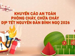 Tuyên truyền phòng cháy chữa cháy Tết Nguyên Đán Bính Ngọ 2026