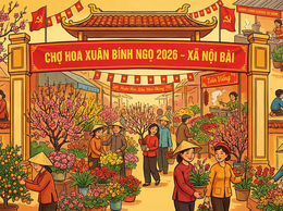 TƯNG BỪNG CHỢ HOA XUÂN TẠI KHU TRUNG TÂM VĂN HÓA PHÚ CƯỜNG