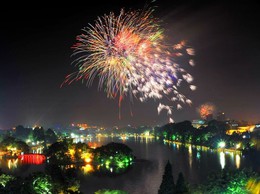 Hà Nội công bố 33 điểm bắn pháo hoa đêm Giao thừa đón Tết Nguyên đán 2026