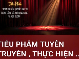 Tiểu phẩm quy tắc ứng xử trong công sở, nơi công cộng và học đường