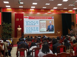 Xã Tiến Thắng học tập, quán triệt và triển khai thực hiện Nghị quyết Đại hội lần thứ XIV của Đảng